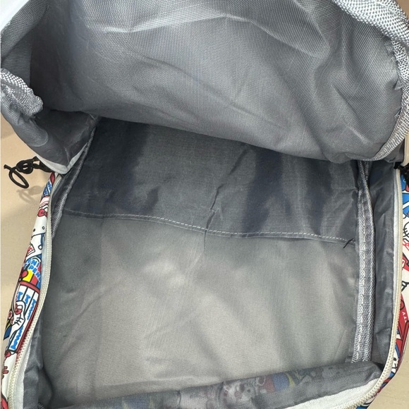 Hello Kitty Red White Blue Patterned Backpack - Picture 5 of 6